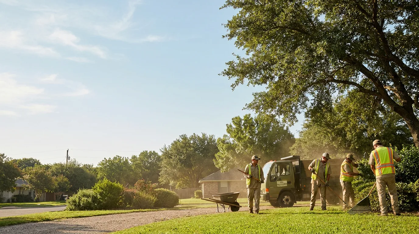 Landscaping in Broaddus, TX near me